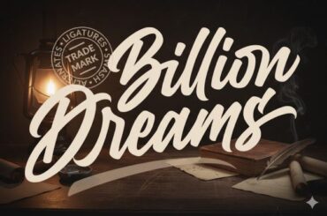 Billion Dreams Font